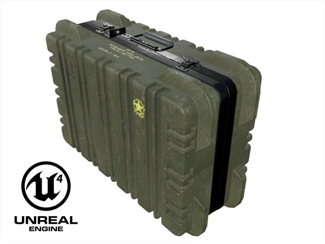 grenade suitcase 3D Model .c4d .max .obj .3ds .fbx .stl .blend 