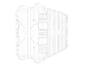 grenade suitcase 3D Model