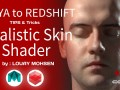 Realastic Skin Shader using RedShift and Maya 3D Model
