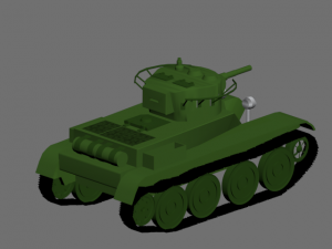 bt5 light soviet tank 3D मॉडल