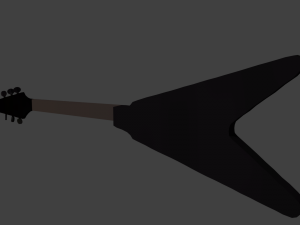 metal guitar 3D Model