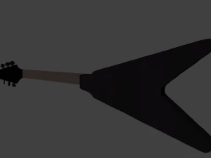 metal guitar 3D Model