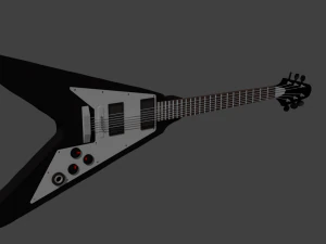 metal guitar 3D Model