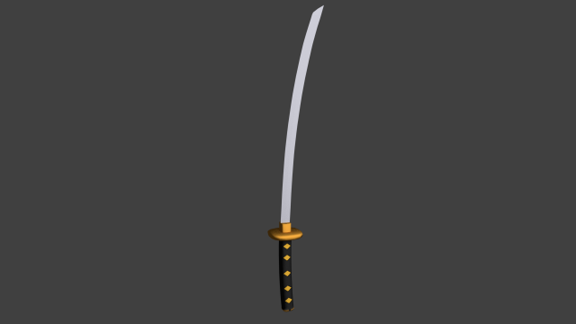 katana 3Dモデル .c4d .max .obj .3ds .fbx .stl .blend 