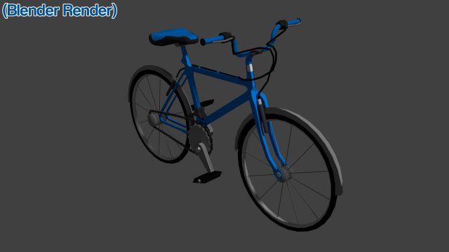 bicycle 3D 模型 .c4d .max .obj .3ds .fbx .stl .blend