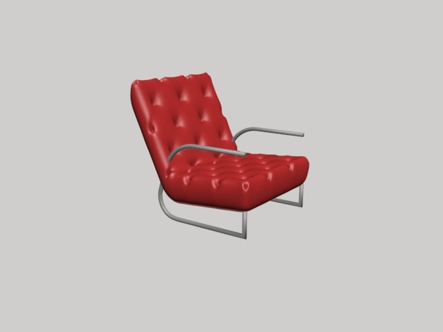 modern chair 3D 模型 .c4d .max .obj .3ds .fbx .stl .blend 
