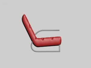 modern chair 3D 模型