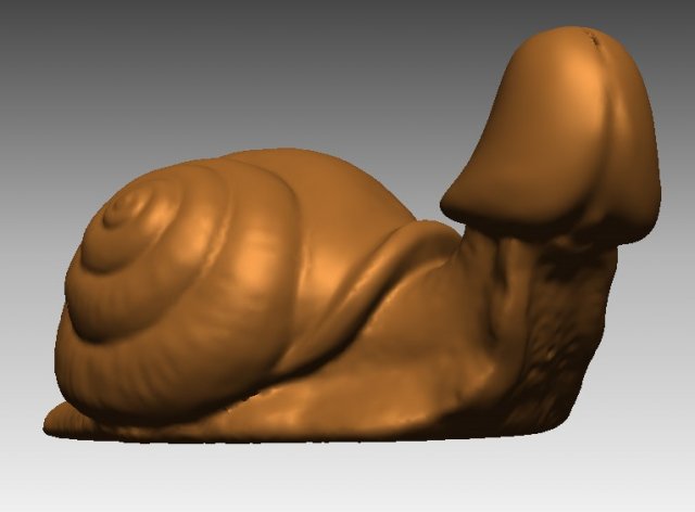 snail cock 3d sculpture 3Dプリントモデル .c4d .max .obj .3ds .fbx .stl .blend 