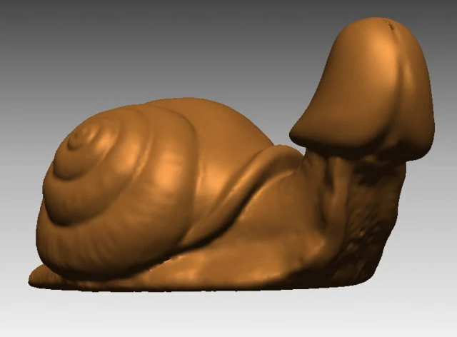 snail cock 3d sculpture 3D Print Model .c4d .max .obj .3ds .fbx .stl .blend 