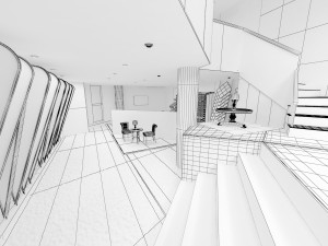 local comercial 3D 模型
