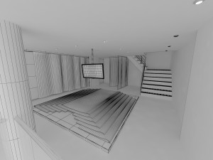 local comercial 3D 模型