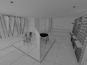 local comercial 3D 模型