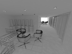local comercial 3D 模型