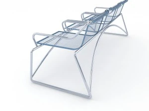 metal seats 3D Model