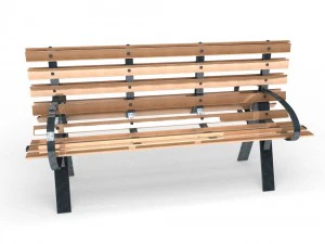 park bench 3D Model