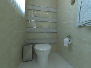 kamar mandi di rumah Model 3D