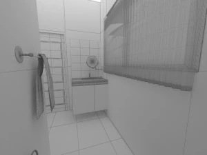 bathroom home 3D Model
