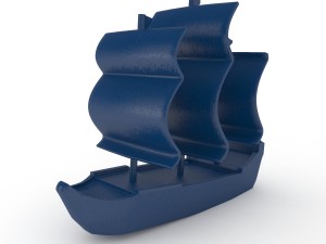 plastic boat 3Dモデル