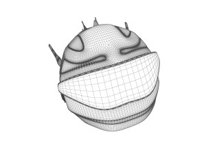 futuristic helmet 3D Model
