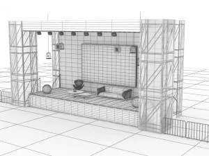 scenario for interviews 3D Model