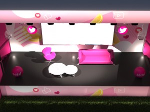 scenario for interviews Modelo 3D
