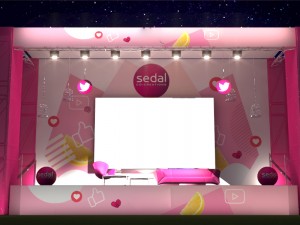 scenario for interviews Modelo 3D