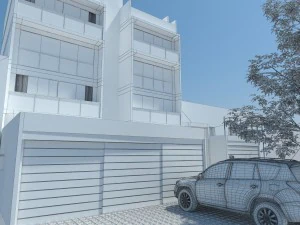 building facade 3D Model