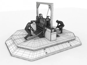 steel sculpture 3D Model