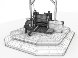 steel sculpture 3D Model