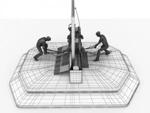 steel sculpture 3D Model