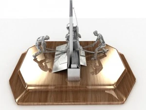 steel sculpture 3D Model