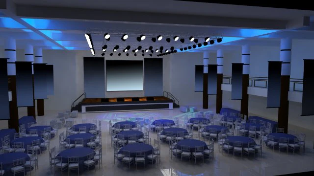 meeting room 3D Model .c4d .max .obj .3ds .fbx .stl .blend 