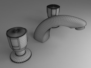bathroom taps Modello 3D