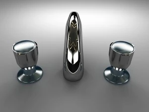 bathroom taps 3D Model