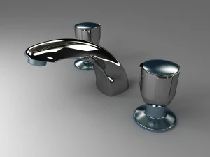bathroom taps 3D Model