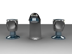 bathroom taps Modello 3D