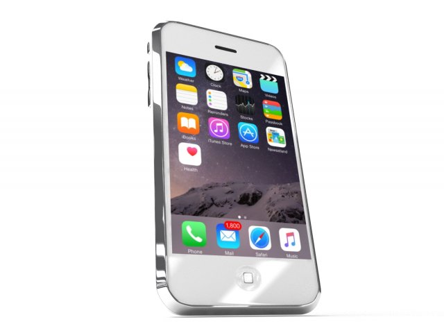 smatphone Modelo 3D .c4d .max .obj .3ds .fbx .stl .blend 