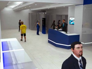 commercial area Modelo 3D