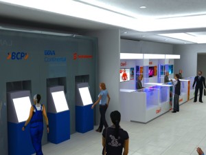 commercial area Modelo 3D