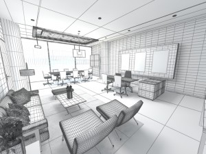 business office Model 3D