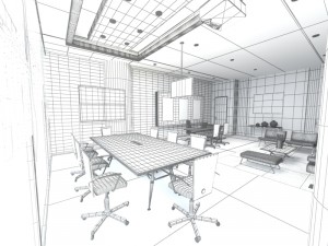business office Model 3D