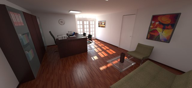 office 3D Модель .c4d .max .obj .3ds .fbx .stl .blend 