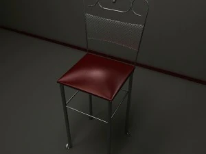 steel chair 3D Model