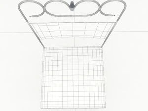 steel chair 3D Model