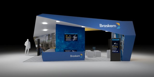 exhibitor for fair Model 3D .c4d .max .obj .3ds .fbx .stl .blend 