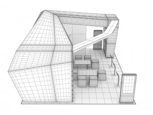 exhibitor for fair Model 3D