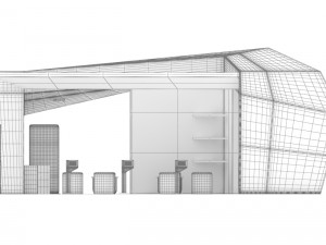 exhibitor for fair Model 3D
