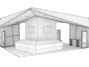 exhibitor for fair 3D Model