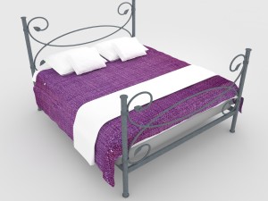 steel bed 3Dモデル