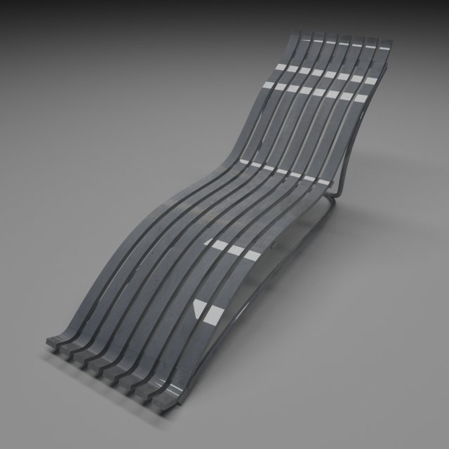 terrace seat 3Dモデル .c4d .max .obj .3ds .fbx .stl .blend 